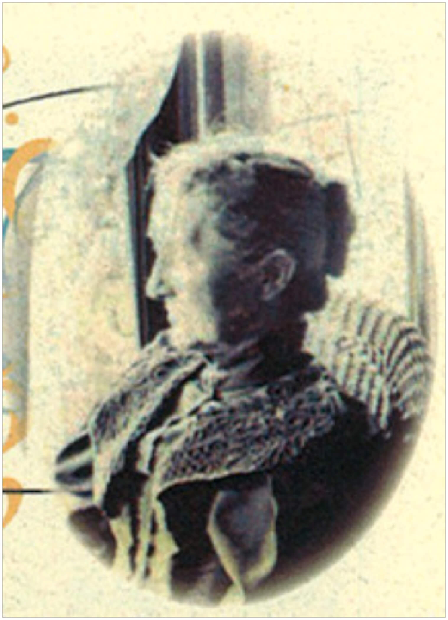 Sepia-toned historic photo of Francis Oakley